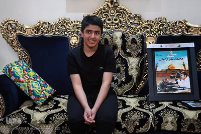 امیر حسین ارغوانی، فرزند شهید مدافع حرم «تقی ارغوانی»