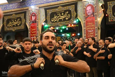 عزاداری ظهر تاسوعا زیر خیمه چندصدساله هارونیه اصفهان