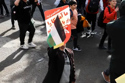 راهپیمایی روز ۱۳ آبان در شهرستان اهر