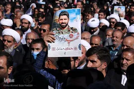 مراسم تشییع پیکر مطهر شهید مدافع حرم، سردار «داوود جعفری»