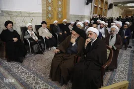 بزرگداشت چهلمین روز شهادت رهبر شهید در حرم حضرت معصومه (س)