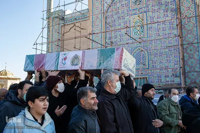 تشییع پیکر شهدای دفاع مقدس در قزوین‎‎