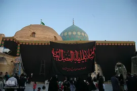 برپایی خیمه عزا در امامزاده موسی مبرقع(ع)
