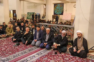 سوگواری شب شهادت امام موسی کاظم (ع) در حرم مطهر‎ شاهچراغ