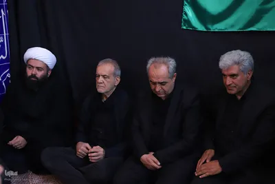 عزاداری عاشورای حسینی با حضور رییس جمهور در شهر سهند