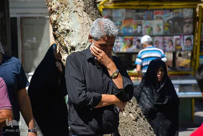 تشییع پیکر جانباز شهید محمدرضا نیکوئی-محلات/عکس:ایکنا