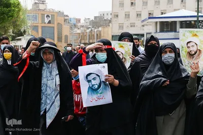 تشییع پیکر شهید دارایی در مشهد