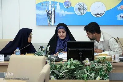 نشست خبری علی جم، مدیرعامل شرکت توزیع برق و مدیرکل دامپزشکی استان یزد