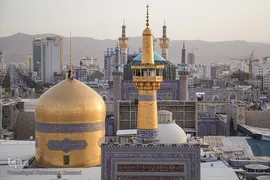 آیین سنتی اذن عزا در حرم مطهر رضوی