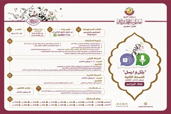 مسابقات قرآن مجازی ویژه رمضان در قطر