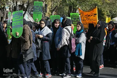 راهپیمایی ۱۳ آبان در تبریز