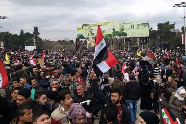 Suriya xalqı Hələbin azad edilməsini şənlik edib