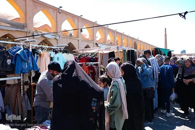 بازار اصفهان در آستانه عید نوروز