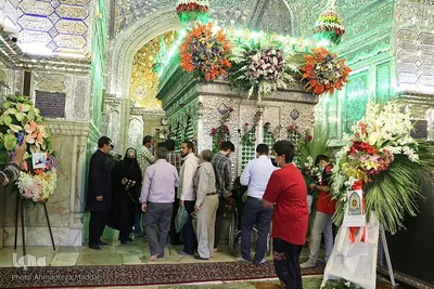 حضور هیئت های مذهبی جوان شهر شیراز در حرم مطهر شاهچراغ