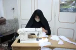 مادر شهیدی در یزد که رهبر انقلاب از وی تجلیل کردند