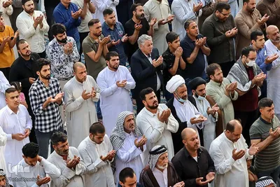 مراسم نماز عید سعید فطر در حرم امیرالمومنین (علیه السلام)