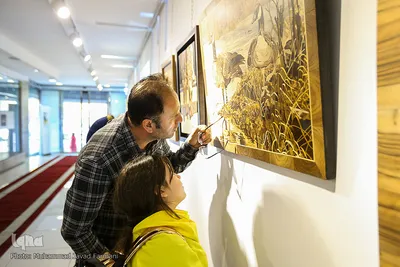 افتتاح نمایشگاه آثار هنری قربانیان اسید پاشی