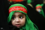 مراسم شیرخوارگان حسینی در حرم مطهر شاهچراغ(ع)