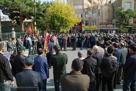 راهپیمایی مردم اهر در محکومیت حادثه تروریستی حرم شاهچراغ