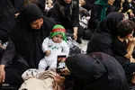 مراسم شیرخارگان حسینی در حسینیه اعظم زنجان