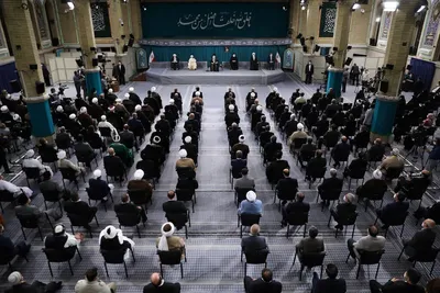 mam Khamenei reuniu-se com participantes da Unidade Islâmica Conf. e gov. funcionários+fotos