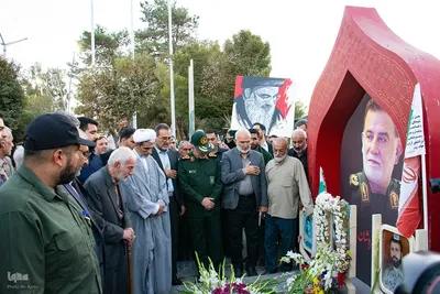 مراسم اولین سالگرد شهادت سید حسن نصرالله و سردار نیلفروشان در اصفهان