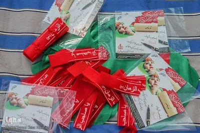 آغاز بسته‌بندی لباس همایش عظیم شیرخوارگان حسینی در استان فارس‎‎‎‎