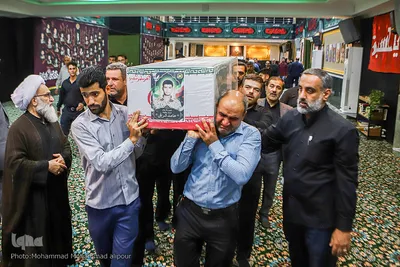 مراسم تشییع و به خاکسپاری دو شهید سرافراز ارتش در اهواز عکاس محمد محمدعلی پور