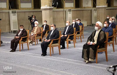 دیدار رئیس و مسئولان دستگاه قضائی با رهبر انقلاب
