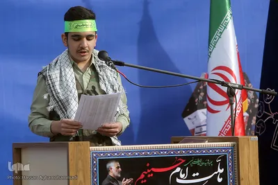 مراسم نواختن زنگ ملی استکبارستیزی و روز دانش‌آموز