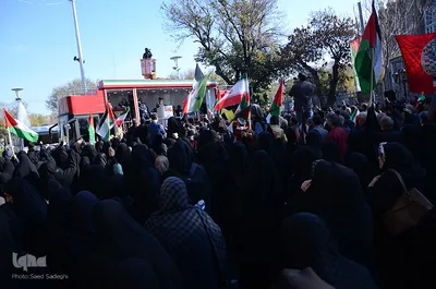 راهپیمایی حمایت از کودکان و مردم مظلوم غزه در تبریز‎