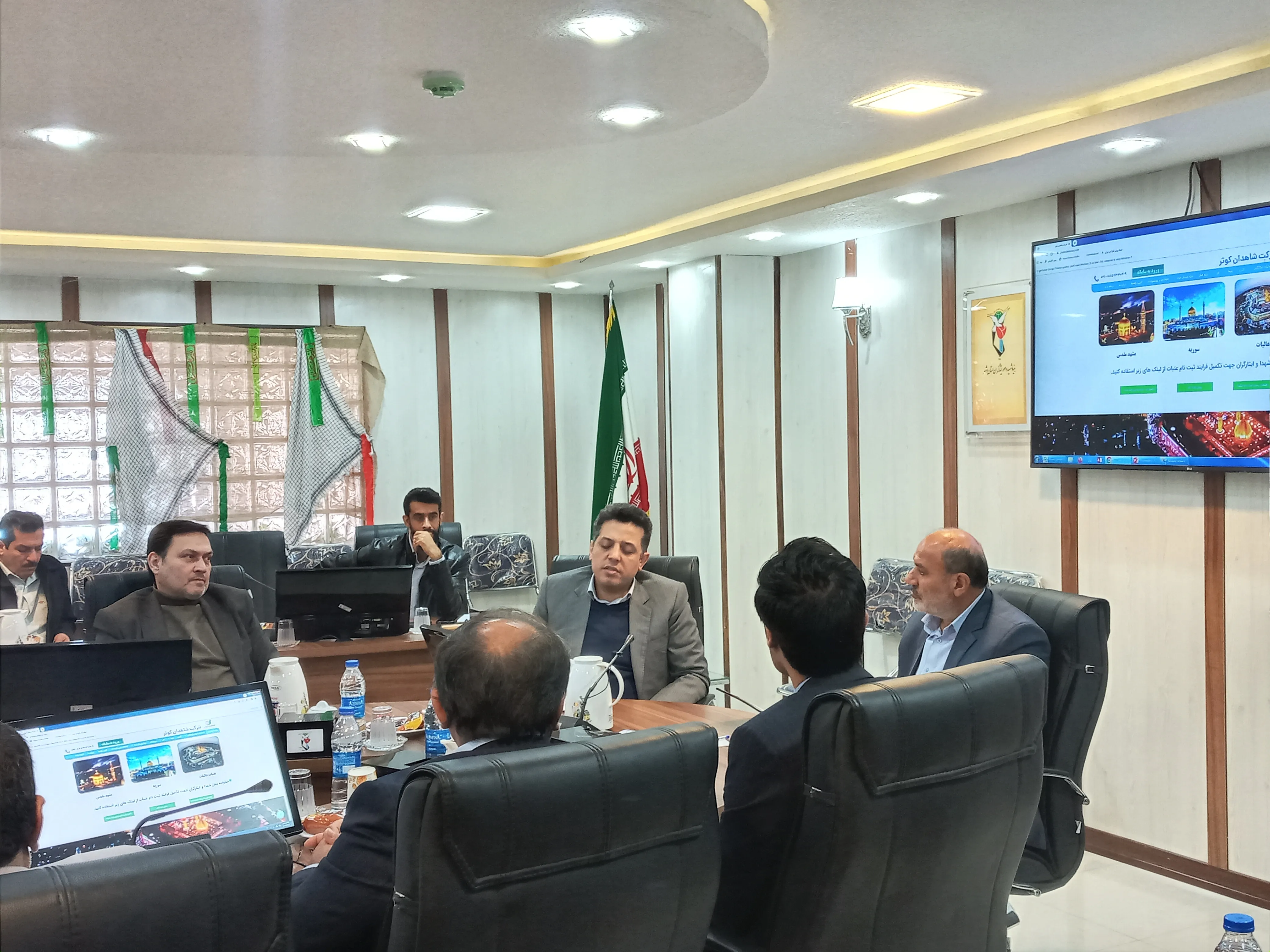 نشست هماهنگی اعزام جامعه ایثارگری به عتبات عالیات در بوشهر برگزار شد