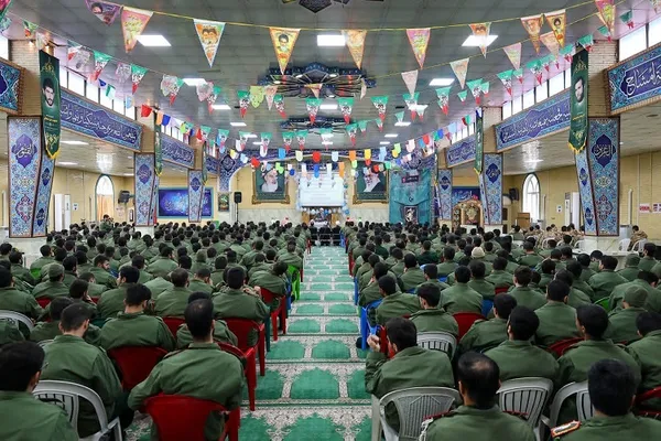حضور امام جمعه تبریز در مرکز آموزشی سیدالشهدا (ع) نیروی زمینی سپاه