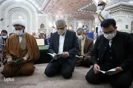 مراسم تجدید میثاق جامعه قرآنی با آرمانهای امام خمینی(ره)