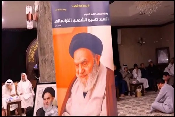 برگزاری مراسم ترحیم آیت‌الله سیدحسین شمس در قطیف + عکس