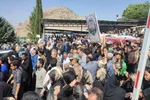 تشییع باشکوه پیکر شهدای ارتش حمله متجاوزانه رژیم صهیونی در خرم‌آباد