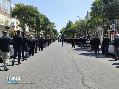 مراسم عزاداری خیابانی رحلت پیامبر اکرم (ص) در اهر