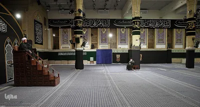 مراسم عزادای شام غریبان در حسینیه امام خمینی(ره)