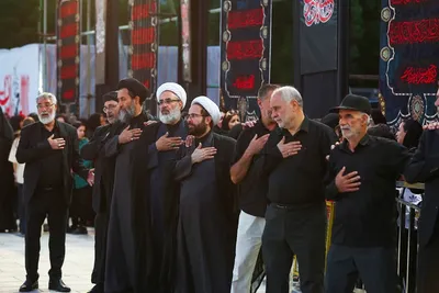 مراسم عزاداری حسینی در مصلای تبریز
