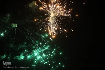 مراسم نورافشانی میدان آزادی