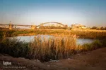 پل سفید یا پل معلق که یکی از نماد ها شهر اهواز است.