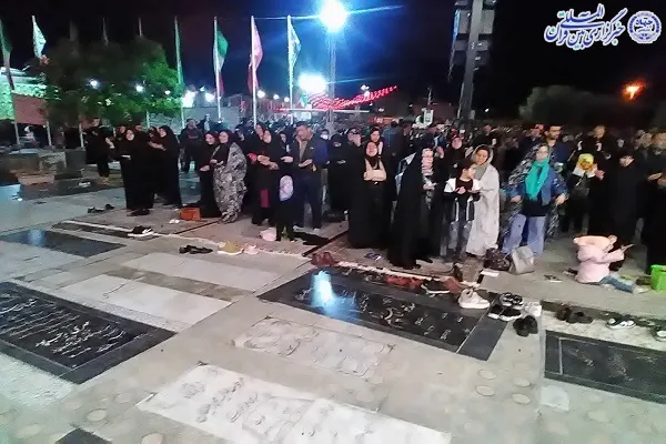 آیین لیالی شب قدر در آستان مقدس امام زاده ابراهیم بابلسر