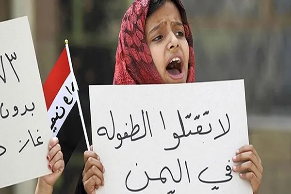 مرگ 100 هزار کودک یمنی در یک سال
