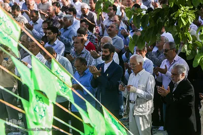 نماز عید سعید فطر در جوار سیدالکریم (ع)
