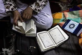مراسم اعتکاف بانوان در مسجد باغستانی
