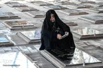 غبار روبی و عطر افشانی مزار مطهر شهدا بمناسبت هفته ی دفاع مقدس- تبریز
