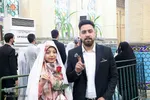 حضور زوج‌های جوان یزدی در پای صندوق‌ رأی‎