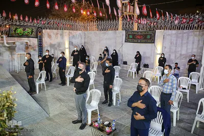 مراسم عزاداری شب های محرم در جهاد دانشگاهی‎‎ فارس