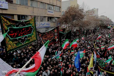 اجتماع هیأت‌ها و دسته‌های تبریز در عزای رهبر شهید انقلاب