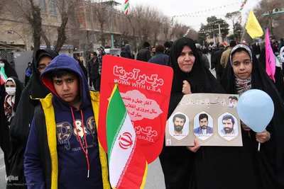 راهپیمایی 22 بهمن در یزد